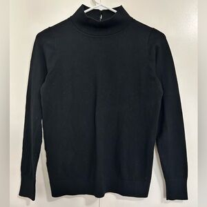 Black turtle neck sweater